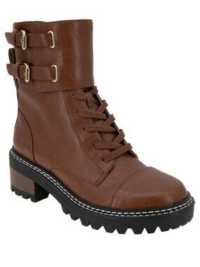 BCBGeneration Curtis Combat Boot Sugar Almond Narrow Calf Size 5